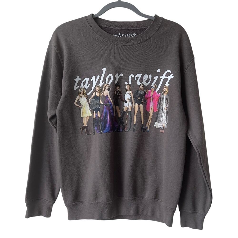 Taylor Swift Grey Eras Crewneck Sweatshirt Size S